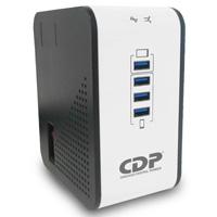 REGULADOR CDP 1000VA / 500W, 8 CONTACTOS, CON ENTRADA USB PARA TABLETAS Y CELULARES REGULADOR CDP 1000VA / 500W, 8 CONTACTOS, CON ENTRADA USB PARA TABLETAS Y CELULARES